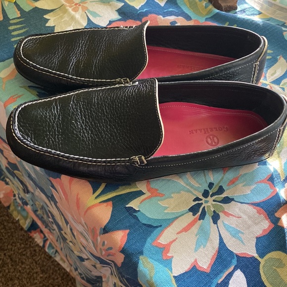 Cole Haan Black Leather Women’s Driving Shoe Size 7AA. Like New Condition. - Picture 2 of 15